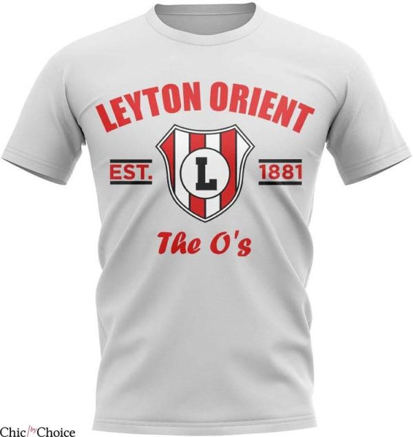 Leyton Orient T-Shirt Established 1881 The Os T-Shirt NFL