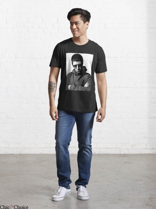 Liam Gallagher T-Shirt Cool Posing T-Shirt Music