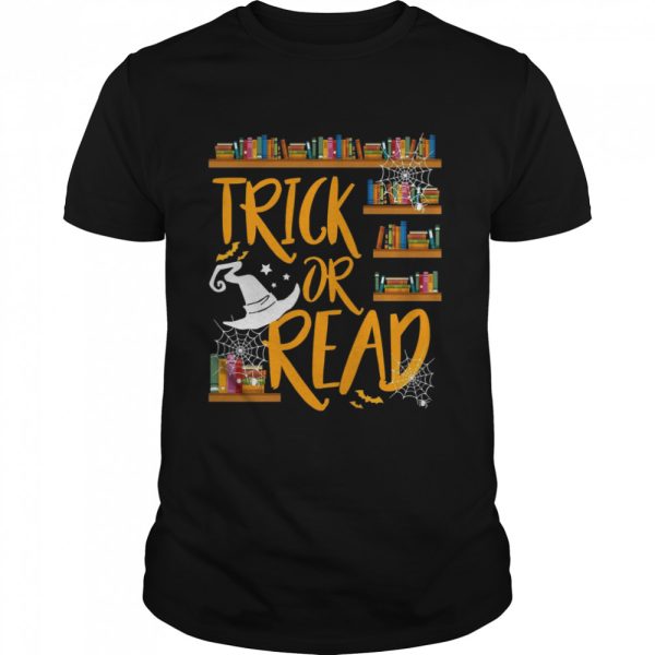 Librarian Trick Or Read Halloween Book Lovers shirt