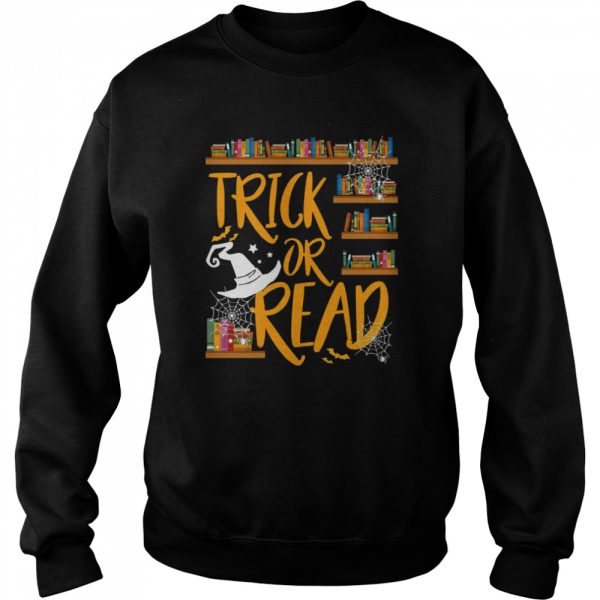 Librarian Trick Or Read Halloween Book Lovers shirt