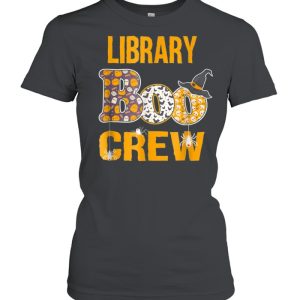Library Boo Crew Teacher Halloween Costume shirt