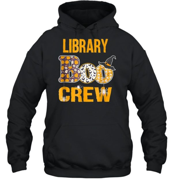 Library Boo Crew Teacher Halloween Costume shirt