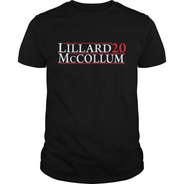 Lillard McCollum 2020 shirt, hoodie, long sleeve, ladies tee