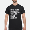 Love black people like you love black culture shirt, hoodie