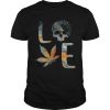 Love skull weed sunflower earth day shirt, hoodie, long sleeve