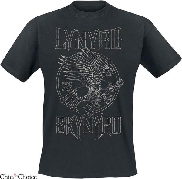 Lynyrd Skynyrd T-Shirt Eagle Guitar 73 T-Shirt Music