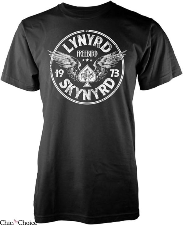 Lynyrd Skynyrd T-Shirt Free Bird 73 Wings T-Shirt Music