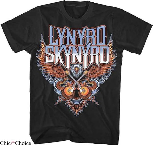 Lynyrd Skynyrd T-Shirt Music Eagle Guitars Tee Shirt