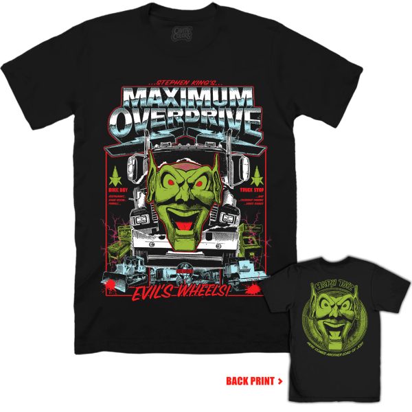 MAXIMUM OVERDRIVE EVIL’S WHEELS – T-SHIRT