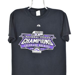 MLB COLORADO ROCKIES BLACK T-SHIRT