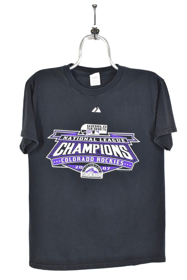 MLB COLORADO ROCKIES BLACK T-SHIRT