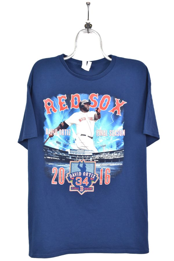 MODERN MLB BOSTON RED SOX NAVY T-SHIRT