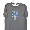MODERN MLB NEW YORK METS GREY T-SHIRT