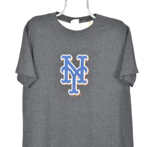 MODERN MLB NEW YORK METS GREY T-SHIRT