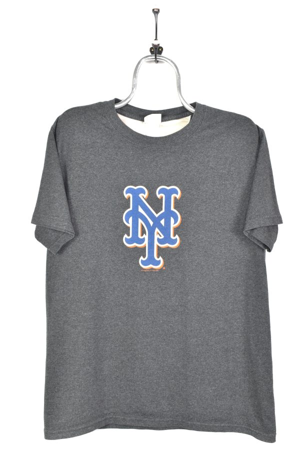 MODERN MLB NEW YORK METS GREY T-SHIRT