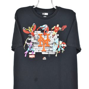 MODERN MLB NEW YORK YANKEES BLACK T-SHIRT