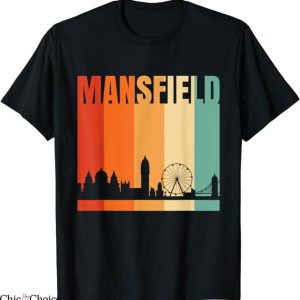 Mansfield Town T-Shirt City Skyline T-Shirt NFL