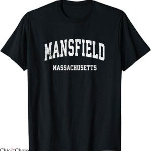 Mansfield Town T-Shirt Massachusetts MA Vintage Sports NFL
