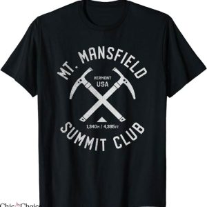 Mansfield Town T-Shirt Mount Mansfield Summit Club Tee NFL