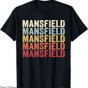 Mansfield Town T-Shirt OH Retro Vintage Text T-Shirt NFL