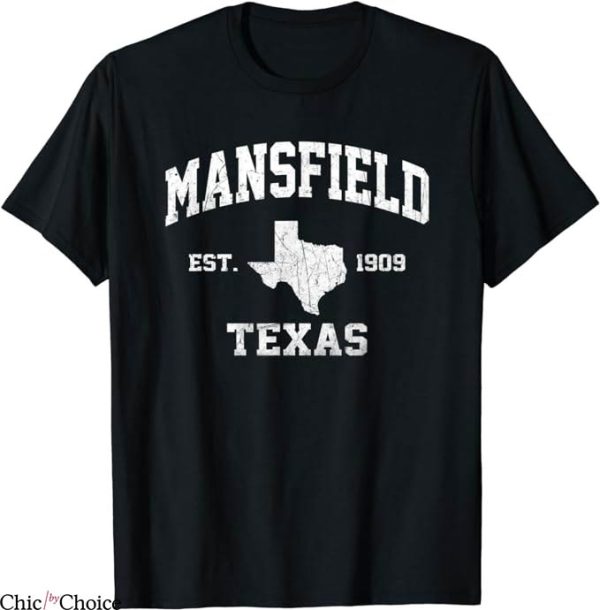 Mansfield Town T-Shirt Texas TX Vintage State T-Shirt NFL