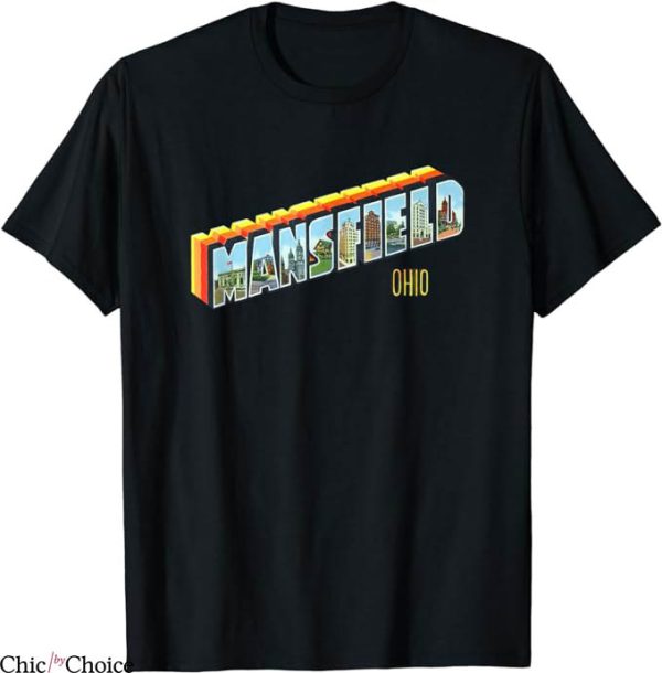 Mansfield Town T-Shirt Vintage OH Souvenir T-Shirt NFL