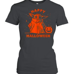 Master Yoda and Pumpkin Happy Halloween shirt