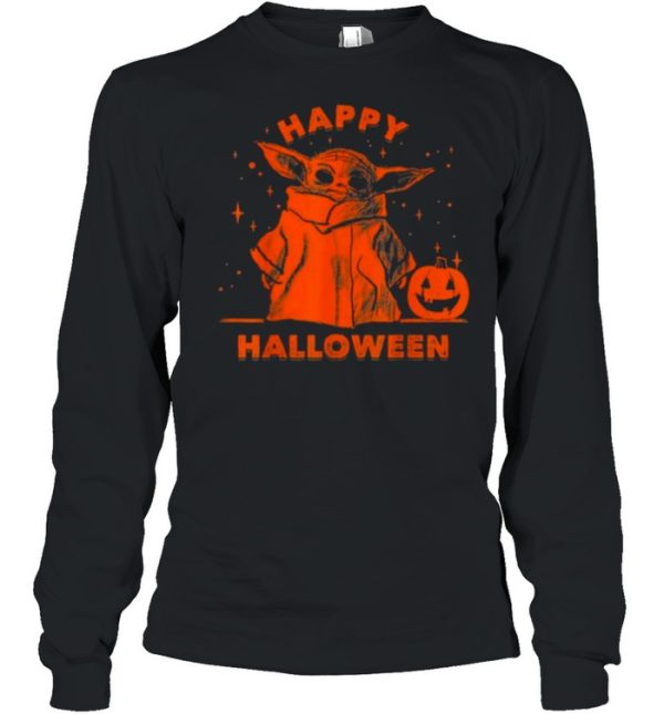 Master Yoda and Pumpkin Happy Halloween shirt