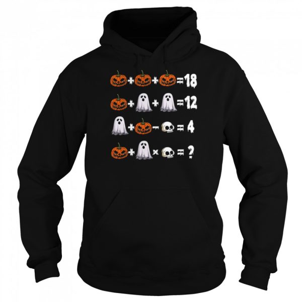 Math Teacher Halloween Trick Or Teach shirt