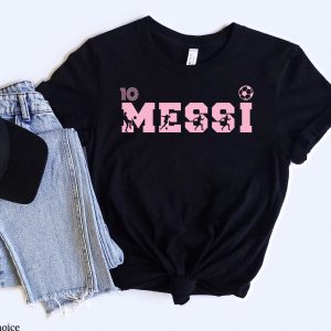 Messi T-Shirt Lionel Soccer Fans And Enthusiasts Inter Miami