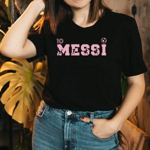 Messi T-Shirt Lionel Soccer Fans And Enthusiasts Inter Miami