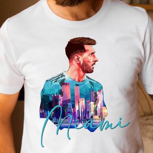 Messi T-Shirt Miami 2023-2024 Lionel 10 Goat Mls Soccer
