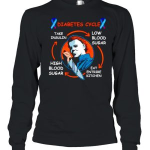 Michael Myers diabetic cycle Halloween shirt 3