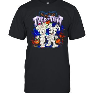 Mickey and Minnie trick or treat happy Halloween shirt Mickey and Minnie trick or treat happy Halloween shirt