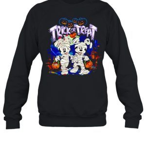 Mickey and Minnie trick or treat happy Halloween shirt 3 Mickey and Minnie trick or treat happy Halloween shirt 4