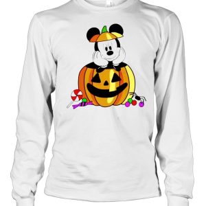 Mickey in pumpkin happy Halloween shirt 3
