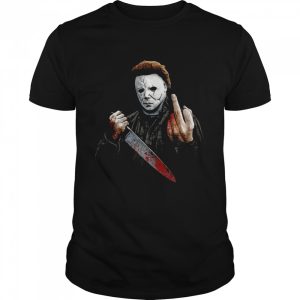 Middle Finger Michael Myers Scary Movie Halloween shirt Middle Finger Michael Myers Scary Movie Halloween shirt