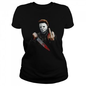 Middle Finger Michael Myers Scary Movie Halloween shirt 1 Middle Finger Michael Myers Scary Movie Halloween shirt 2