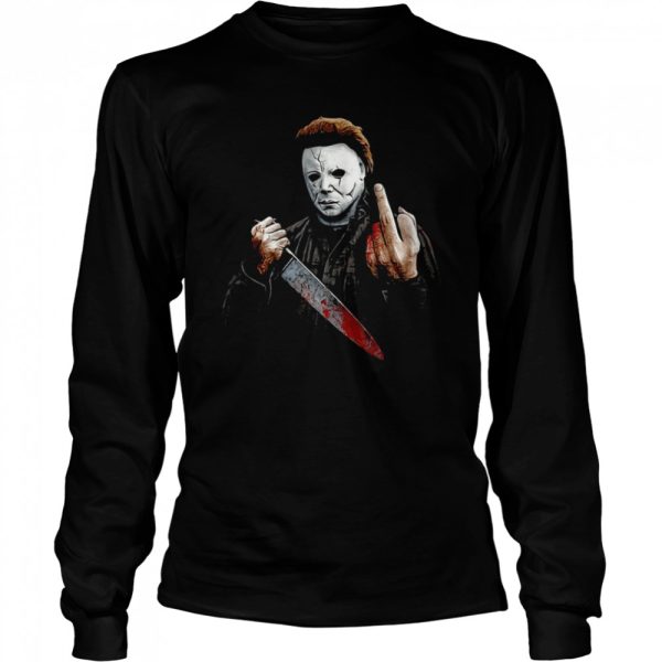 Middle Finger Michael Myers Scary Movie Halloween shirt