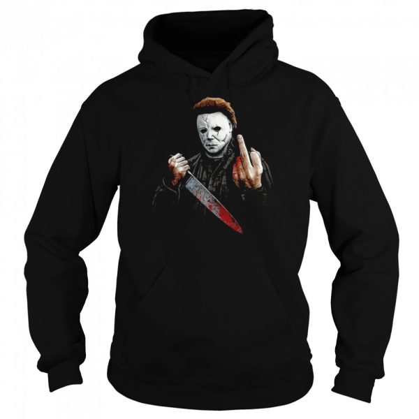 Middle Finger Michael Myers Scary Movie Halloween shirt