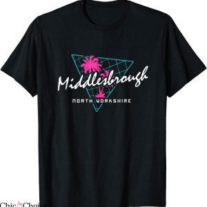Middlesbrough Retro T-Shirt 80s Vintage England Traveler