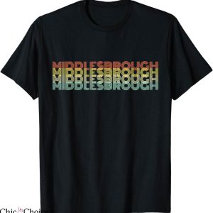 Middlesbrough Retro T-Shirt Home Vintage City Hometown