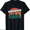 Middlesbrough Retro T-Shirt UK Vintage England Traveler
