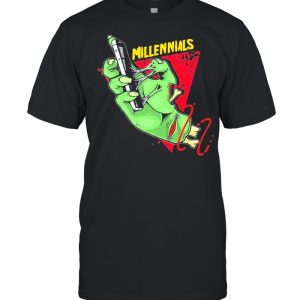 Millennials zombie hand shirt Millennials zombie hand shirt