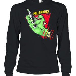 Millennials zombie hand shirt 2 Millennials zombie hand shirt 3