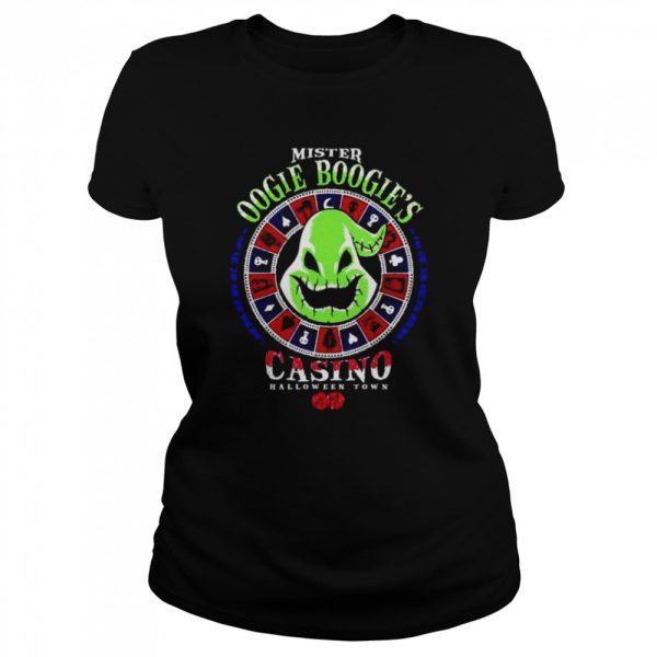 Mister Oogie Boogie Casino Halloween Town shirt