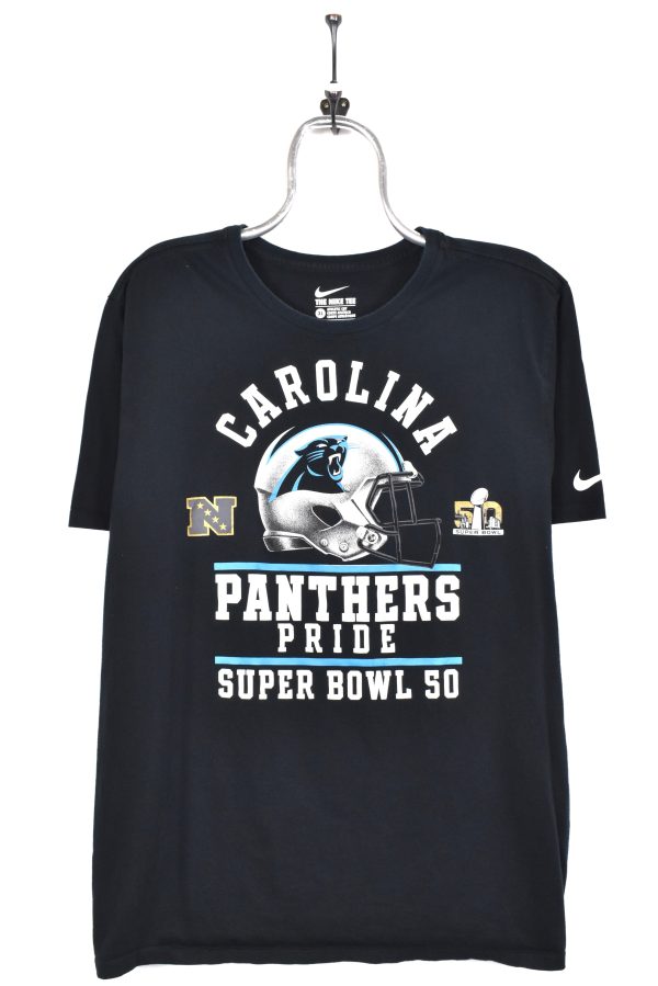 Modern Carolina Panthers shirt, NFL Superbowl black graphic tee