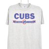 Modern Chicago Cubs shirt, 2008 MLB grey graphic tee