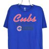 Modern Chicago Cubs shirt, MLB navy blue graphic tee