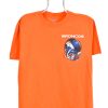Modern Denver Broncos shirt, orange NFL graphic tee